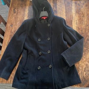 Anne Klein women’s size large hooded pea coat
